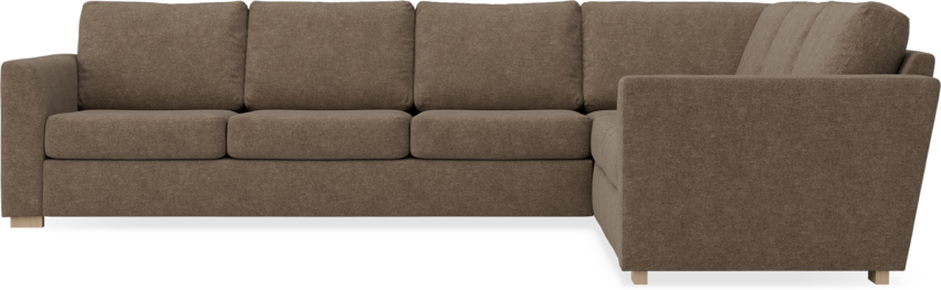 Friday - Hörnsoffa, 3+2-sits - Brun