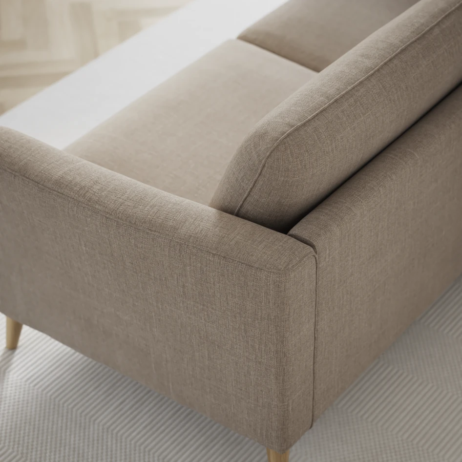 Bridge - Hörnsoffa, 3+3-sits - Beige