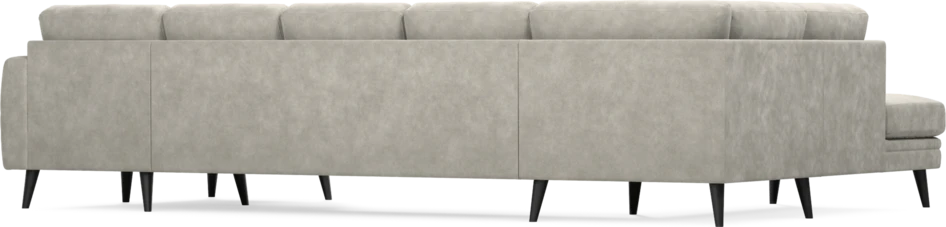 Eden - 3-sits soffa med divan vänster och schäslong höger - Grå