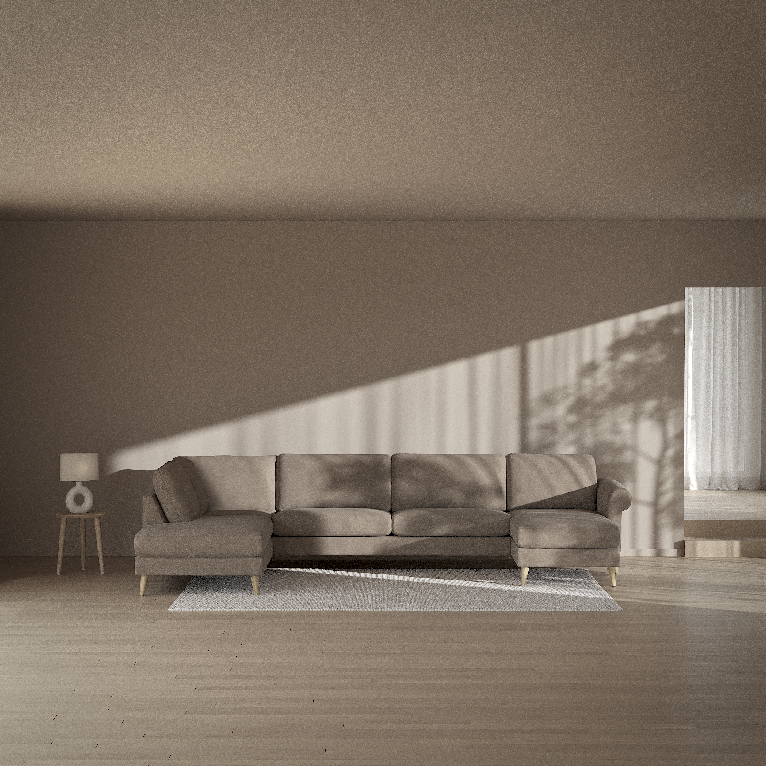 Bridge - 3-sits soffa med divan vänster och schäslong höger - inspiration
