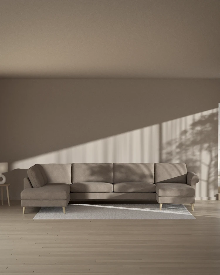 Bridge - 3-sits soffa med divan vänster och schäslong höger - inspiration