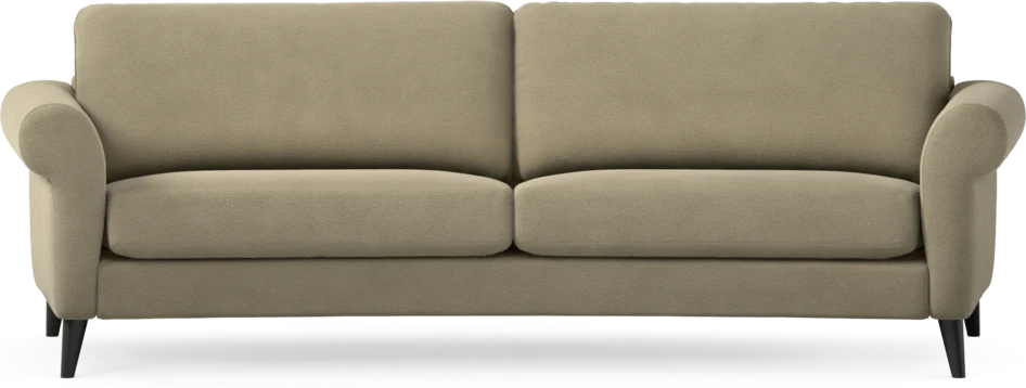 Bridge - 3-sits soffa svängd - Beige