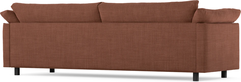 Cherrie - 4-sits soffa, fast klädsel - Orange