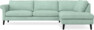 Romance - 3-sits soffa med divan höger - Grön