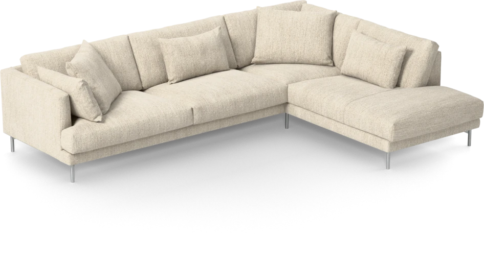 Harper - 3-sits soffa med divan höger - Beige