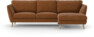 Madison - 2-sits soffa med schäslong höger - Orange