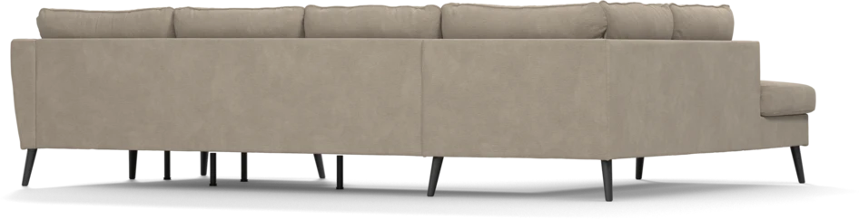 County - 3-sits soffa med divan vänster och schäslong höger - Beige