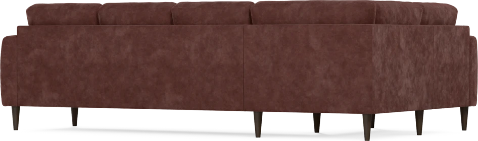 Eden - Hörnsoffa, 1+3-sits - Röd