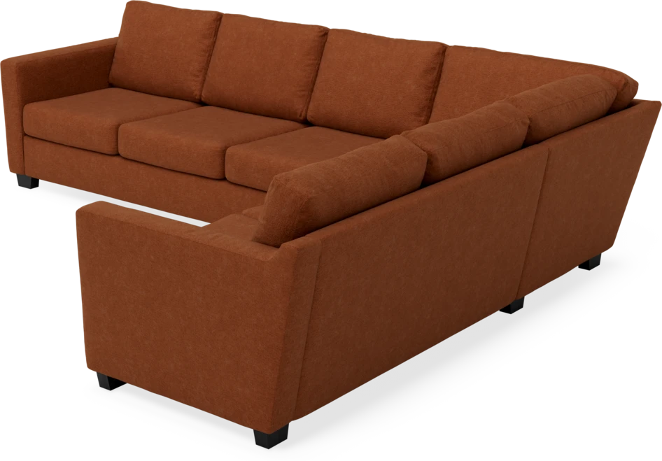 Friday - Hörnsoffa, 3+2-sits - Orange