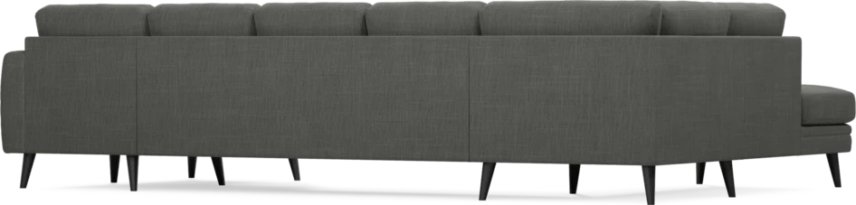 Eden - 3-sits soffa med divan vänster och schäslong höger - Grå