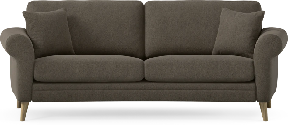 Eden - 2,5-sits soffa svängd - Brun