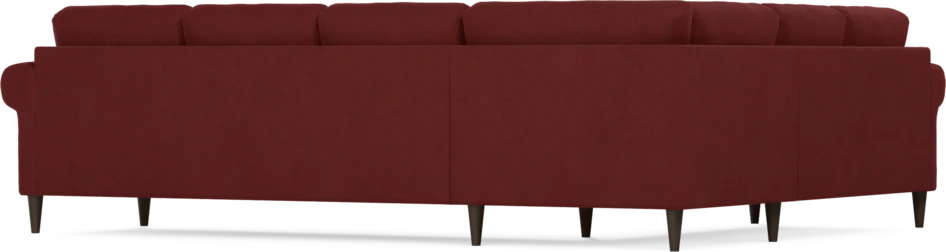 Eden - Hörnsoffa, 2+3-sits - Röd