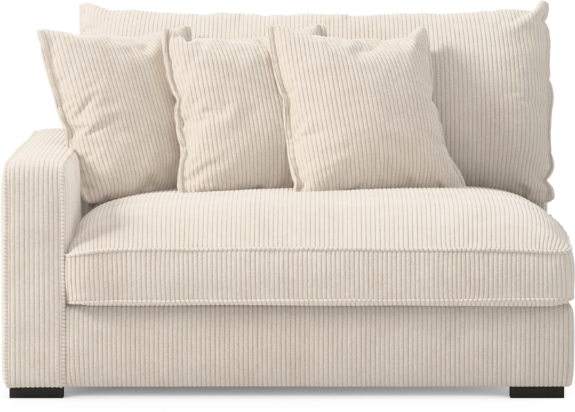 Rossi - 2-sits med armstöd vänster - Vit