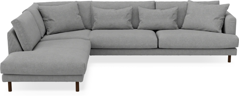 Harper - 3-sits soffa med divan vänster - Grå