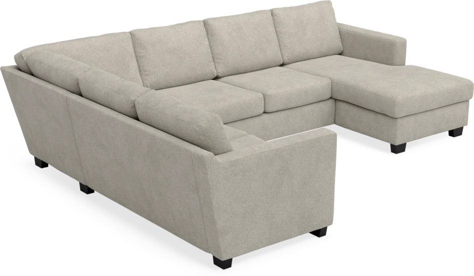 Friday - Hörnsoffa, 2+3-sits med schäslong höger - Beige