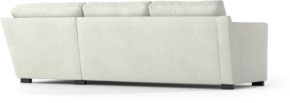 Friday - 2,5-sits soffa med divan höger - Vit