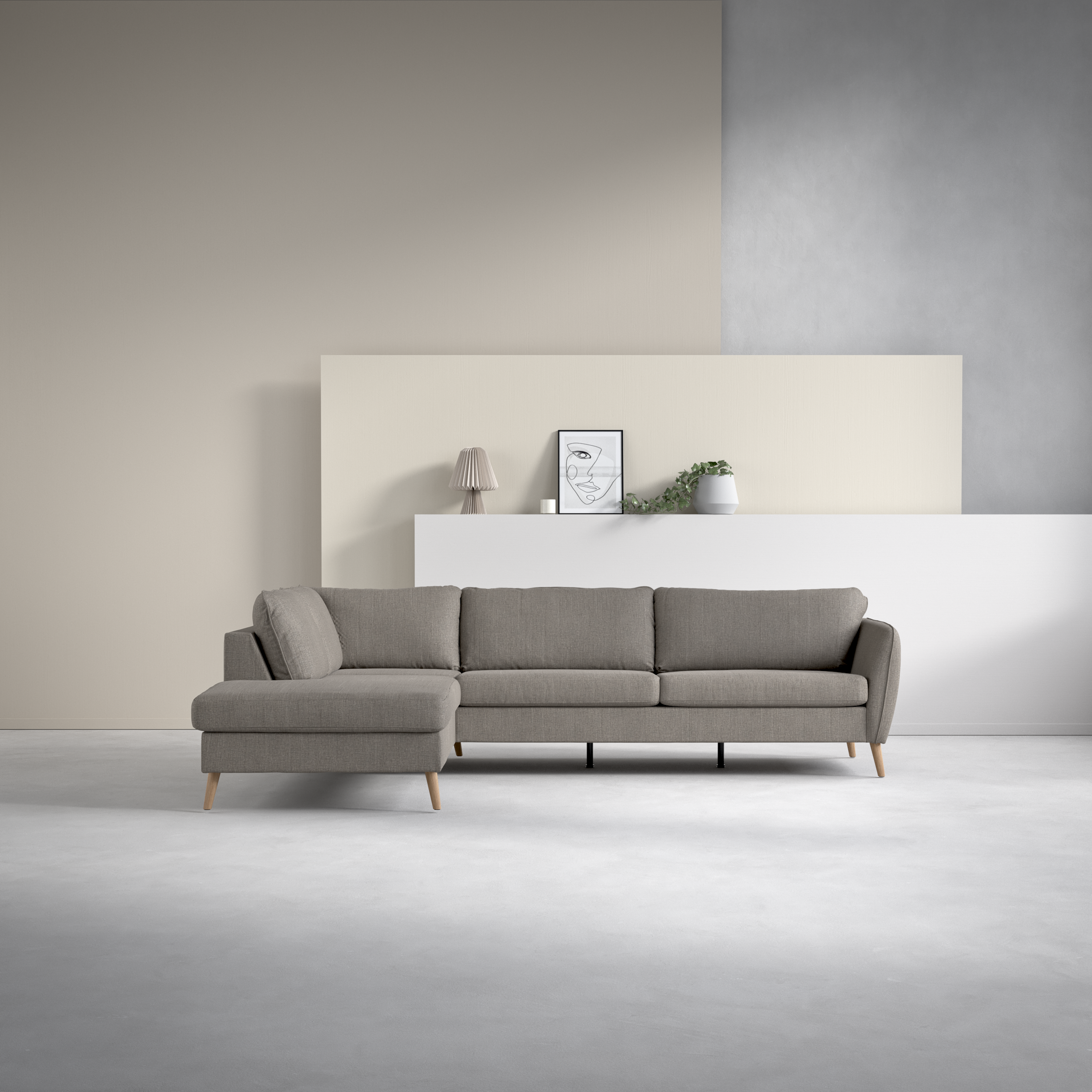 County - 2,5-sits soffa med divan vänster - inspiration