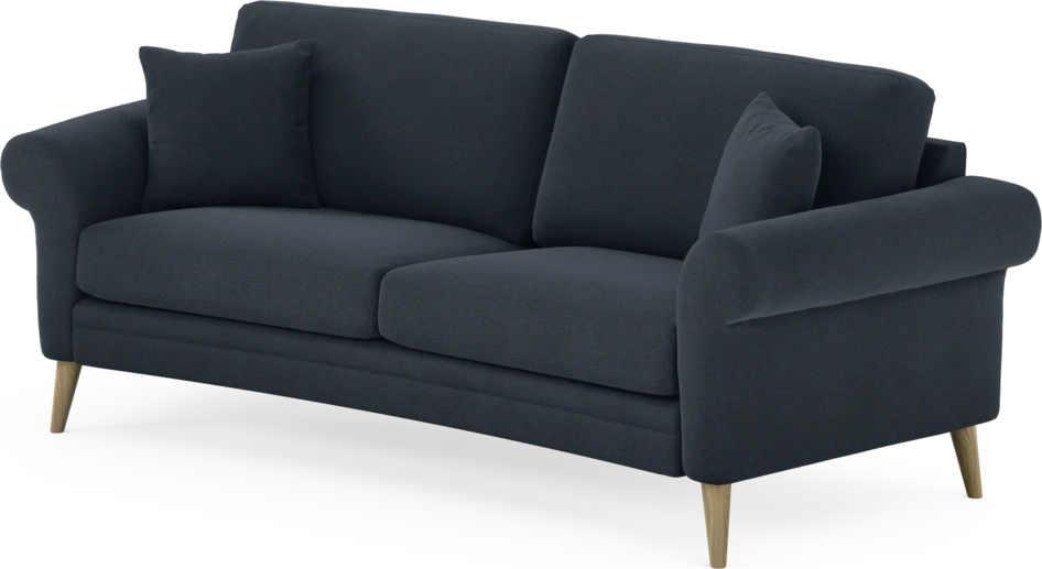 Eden - 2,5-sits soffa svängd - Blå