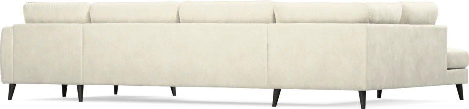 Bridge - 3-sits soffa med divan vänster och schäslong höger - Vit
