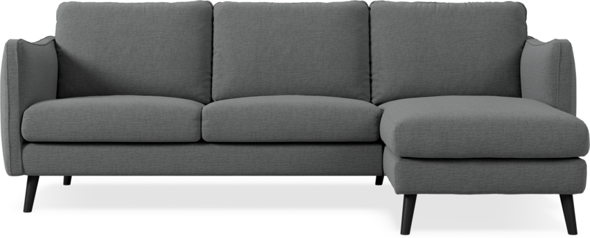 Madison - 2-sits soffa med schäslong höger - Grå