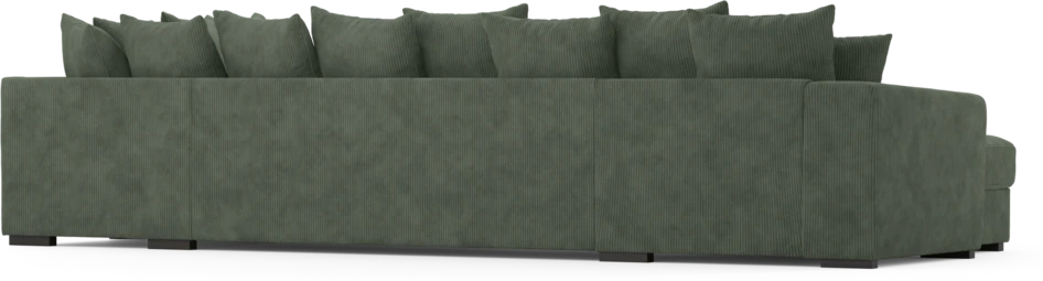 Town - 3-sits soffa med divan höger och schäslong vänster - Grön