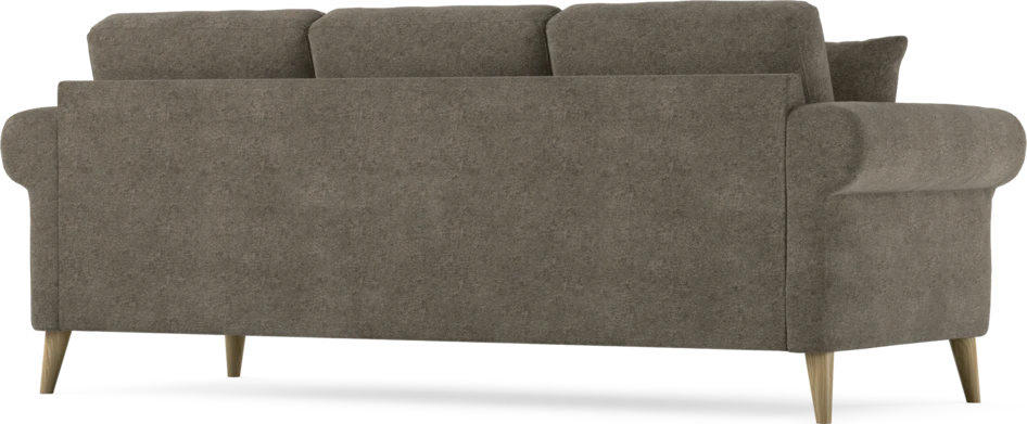 Eden - 3-sits soffa - Brun