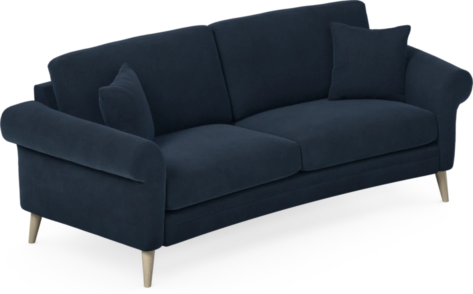 Eden - 2,5-sits soffa svängd - Blå