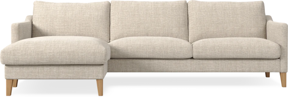 Winston - 3-sits soffa med schäslong, vändbar - Beige