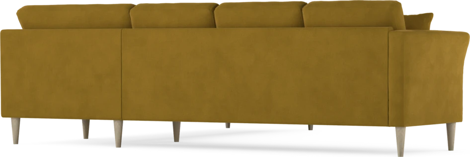 Eden - Hörnsoffa, 3+3-sits - Gul