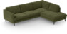 Madison Lux - 3-sits soffa med divan höger - Grön