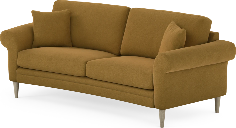 Eden - 2,5-sits soffa svängd - Gul