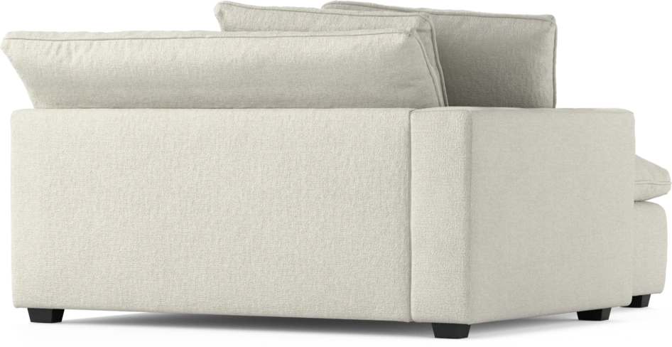 Bellora - Schäslong XL med armstöd vänster - Vit