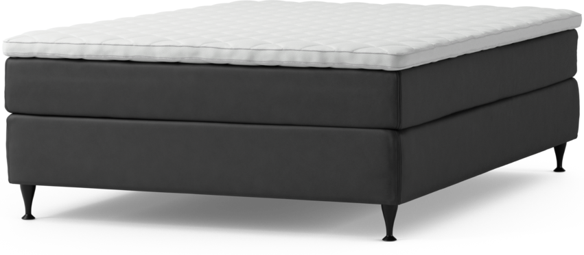Delux Sense - Kontinentalsäng, enkelsäng 140 cm med bäddmadrass och sängben