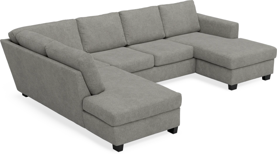 Friday - 3-sits soffa med divan vänster och schäslong höger - Grå