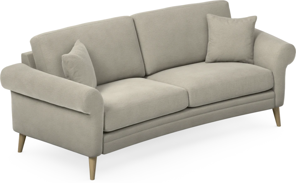 Eden - 2,5-sits soffa svängd - Brun
