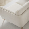 Madison Lux - 2-sits soffa med schäslong vänster - Vit