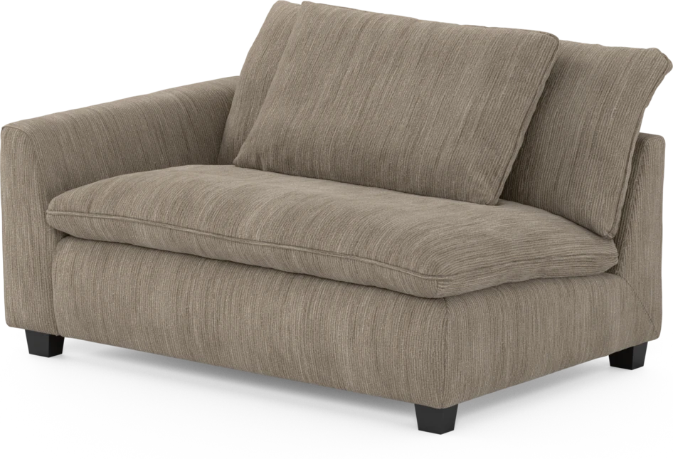 Bellora - 2-sits med armstöd vänster - Beige
