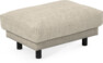 Cherrie - Fotpall 110, fast klädsel - Beige