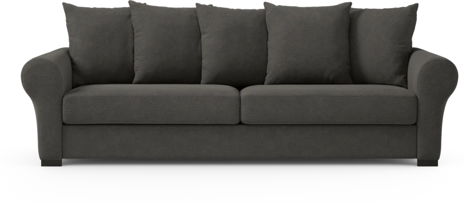 Town - 4-sits soffa - Brun