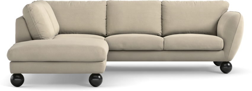 Madison Lux - 2-sits soffa med divan vänster - Beige