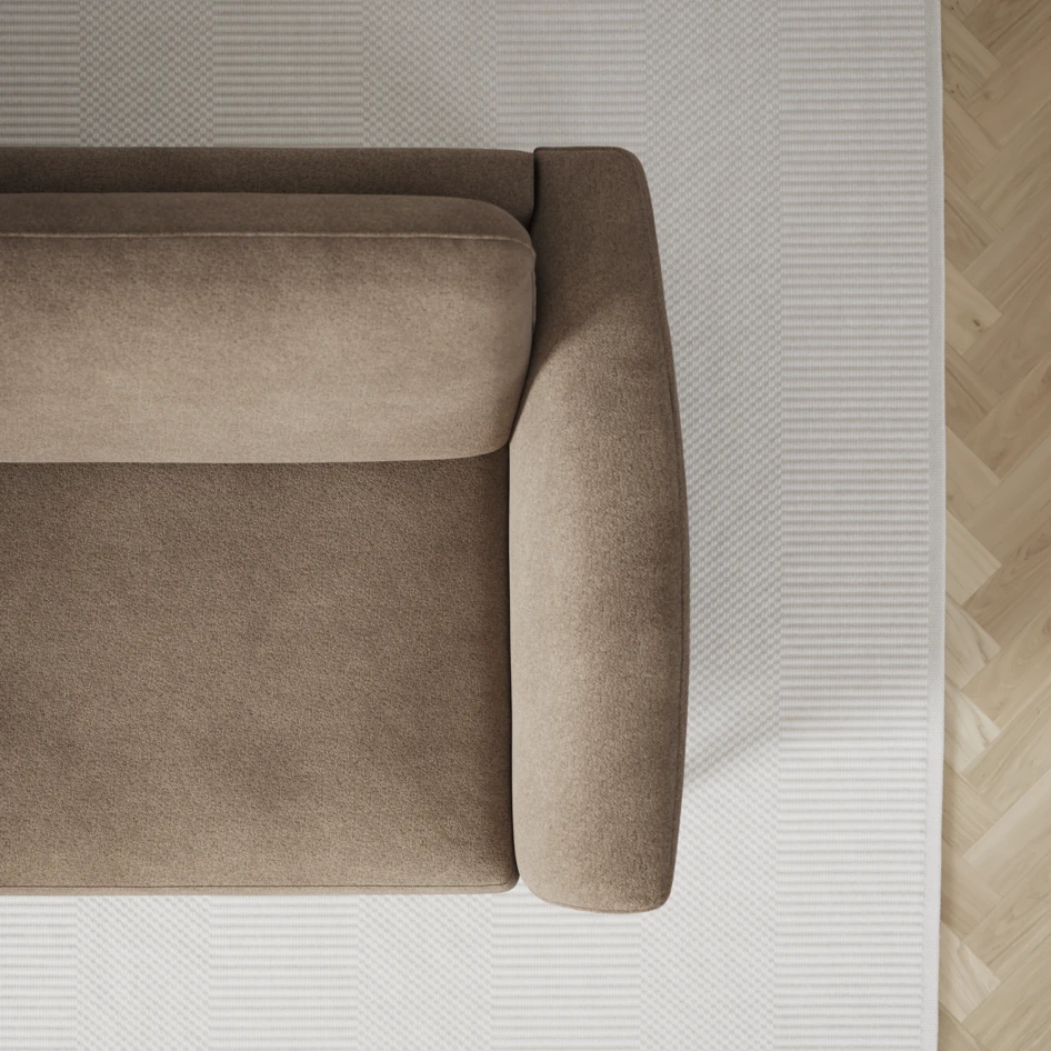 Bridge - 4-sits soffa - Brun