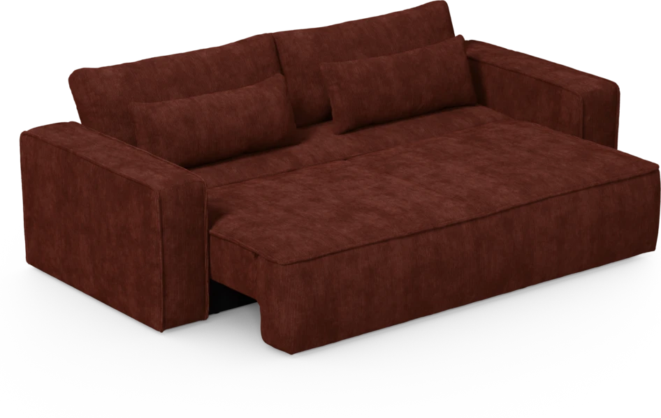 Ide - Bäddsoffa 3-sits - Röd