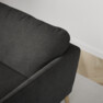 Bridge - 2-sits soffa - Svart