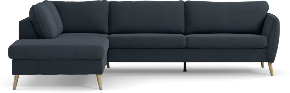 County - 2,5-sits soffa med divan vänster - Blå