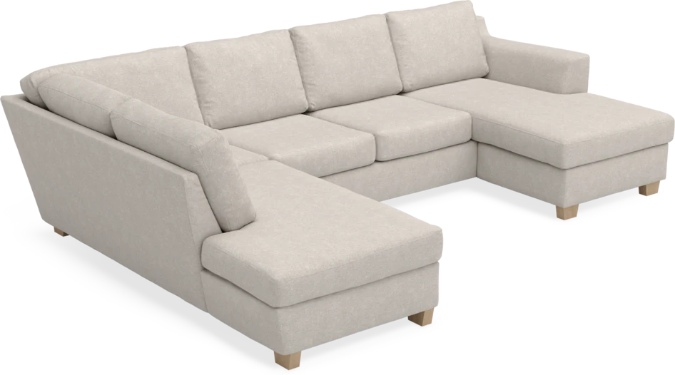 Friday - 3-sits soffa med divan vänster och schäslong höger - Grå