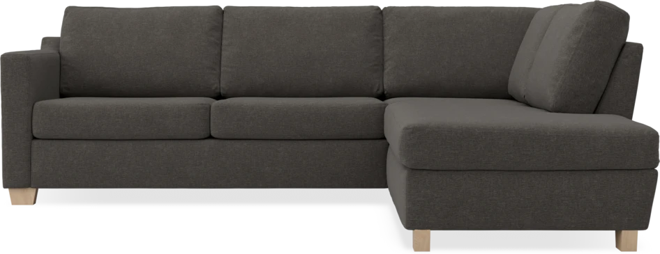 Friday - 2,5-sits soffa med divan höger - Grå