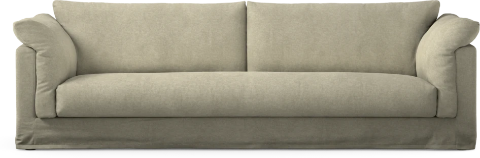 Cherrie Klädsel - Klädsel till 4-sits soffa, hel dyna - Beige
