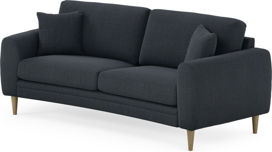 Eden - 2,5-sits soffa svängd - Blå