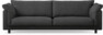 Cherrie - 4-sits soffa, fast klädsel - Svart