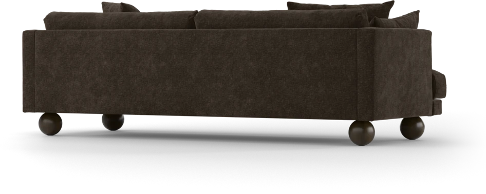 Harper - 4-sits soffa - Brun